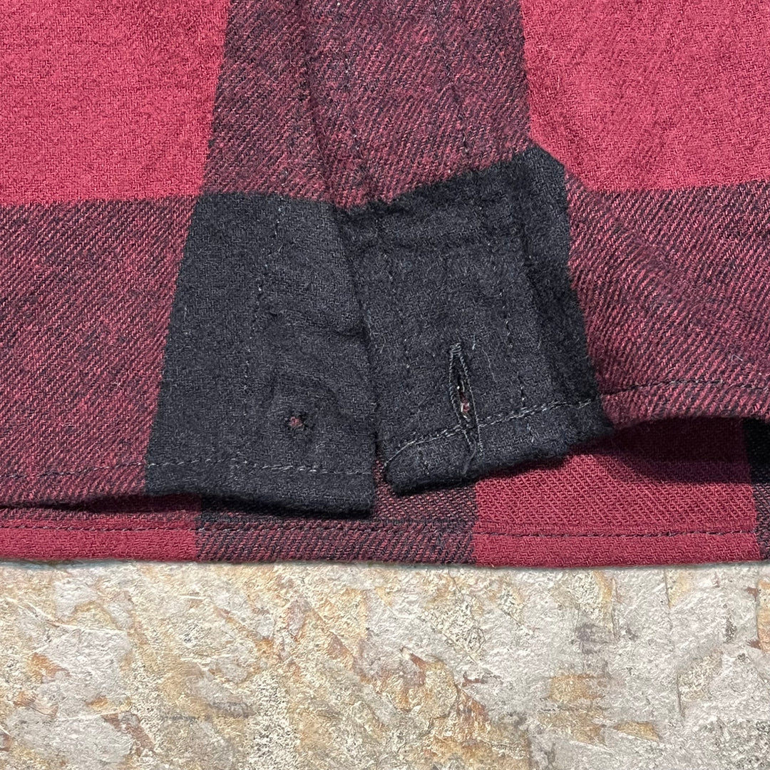 古着 Eddie Bauer/ エディー･バウアー/ コットンネルシャツ/ チェック柄/ リメイク/ サイズM