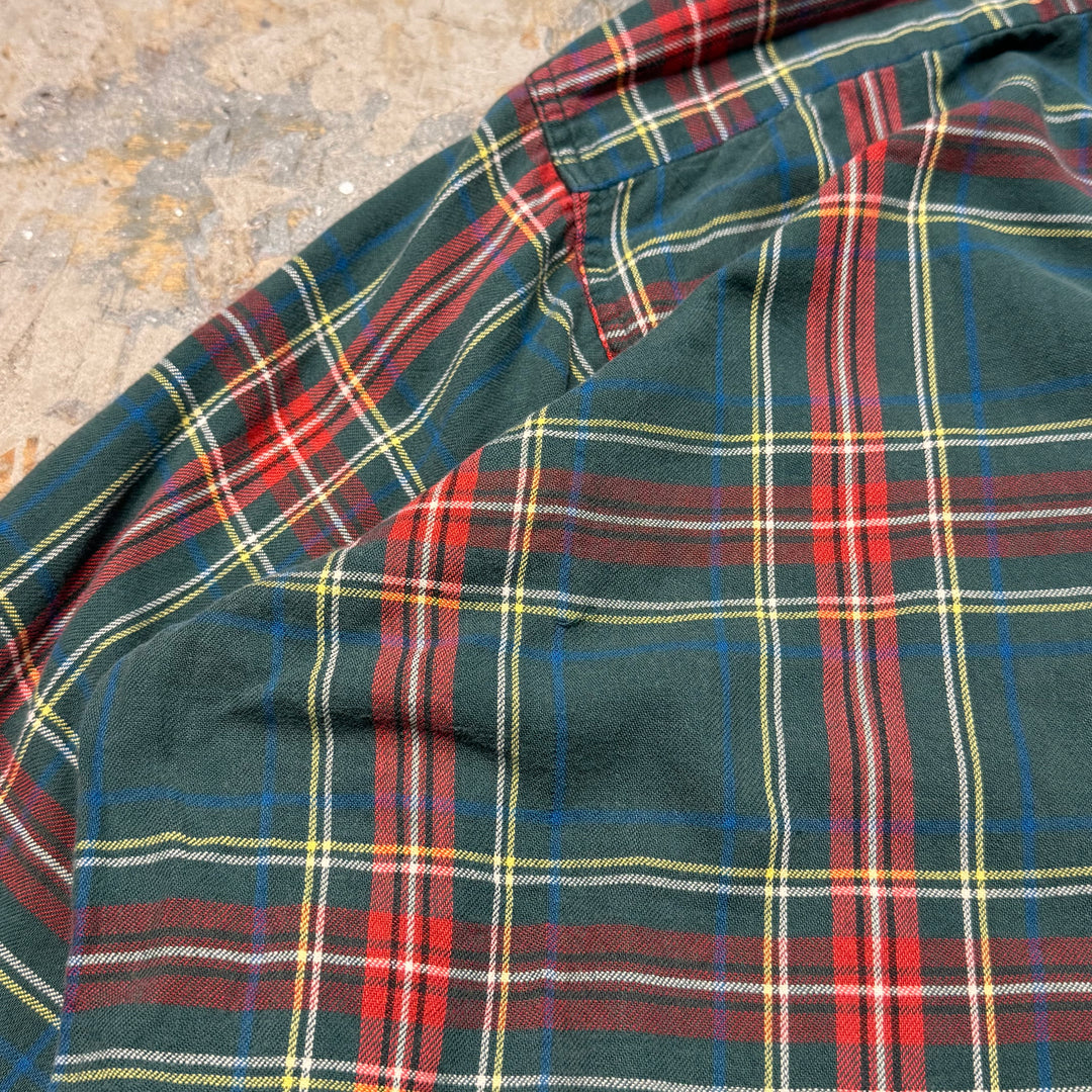 미국 80 년대 L.L.Bean/L.Bean/L.Bean/L.Bean/L.Bean/Checked Shirt/Size XL에서 만든 의류