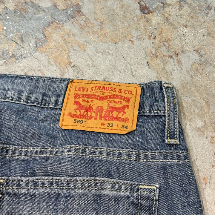 古着 Levi's/リーバイス/デニムパンツ/569/実寸サイズ34×33