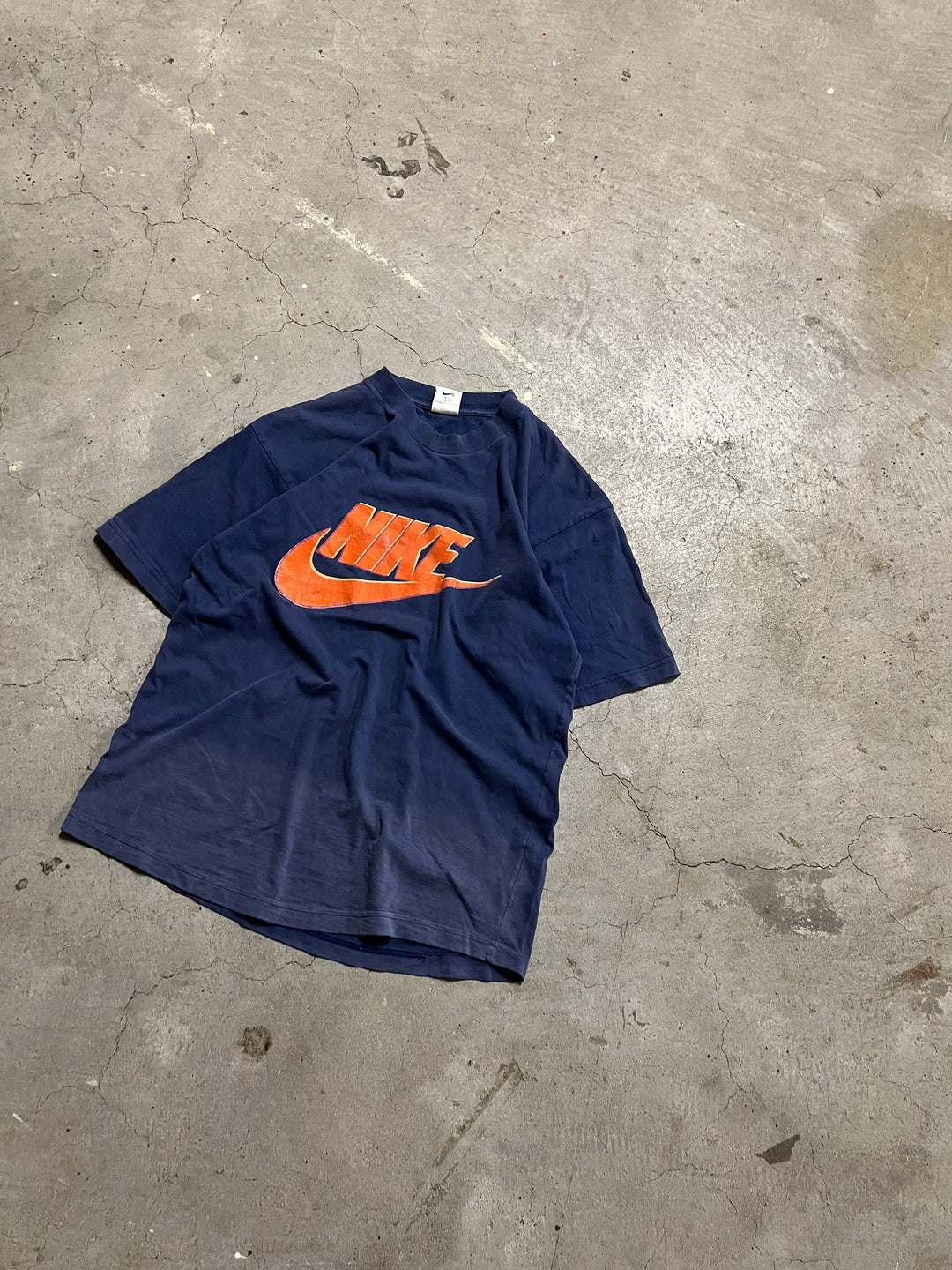 #MA40 古着 90's Nike/ナイキ/Short Sleeve Tee/プリントTシャツ/フェード/ハンガリー製/サイズM