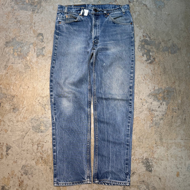 在美國製造的二手衣服/牛仔褲/ 505/尺寸33×28