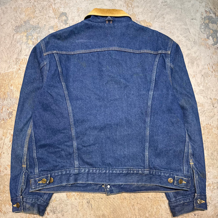 古着 USA製 98's carhartt/カーハート/デニムジャケット/Gジャン/襟コーデュロイ/サイズM相当