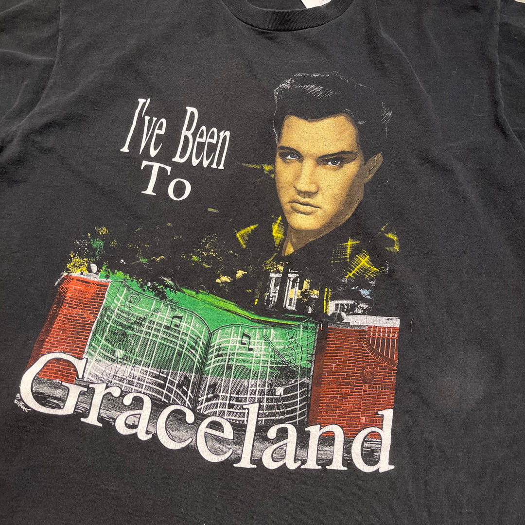 古着 90's USAVINTAGE / エルビス･プレスリー I've Boon to graceland / バンドTシャツ / サイズXL相当