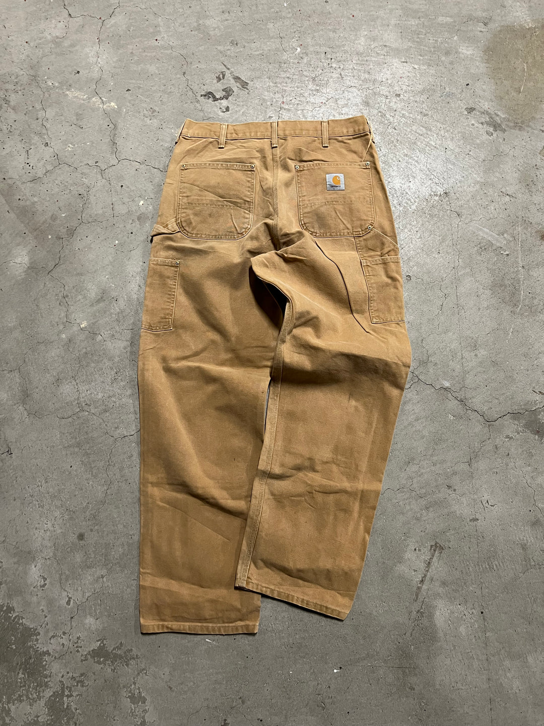 #MA07 古着 96's Carhartt/カーハート/ Duck Painter Pants/ダック地 ペインターパンツ/ワークパンツ/実寸サイズ35/31