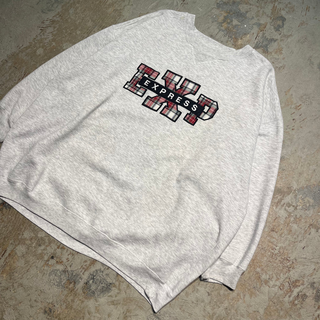 #1909 古着/EXPRESS/Crewneck sweat/クルーネックスウェット/カレッジロゴ/サイズL