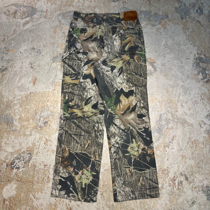 #4502 古着 unknow/real tree work Pants/リアルツリーワークパンツ/リアルツリー柄/サイズW30×32