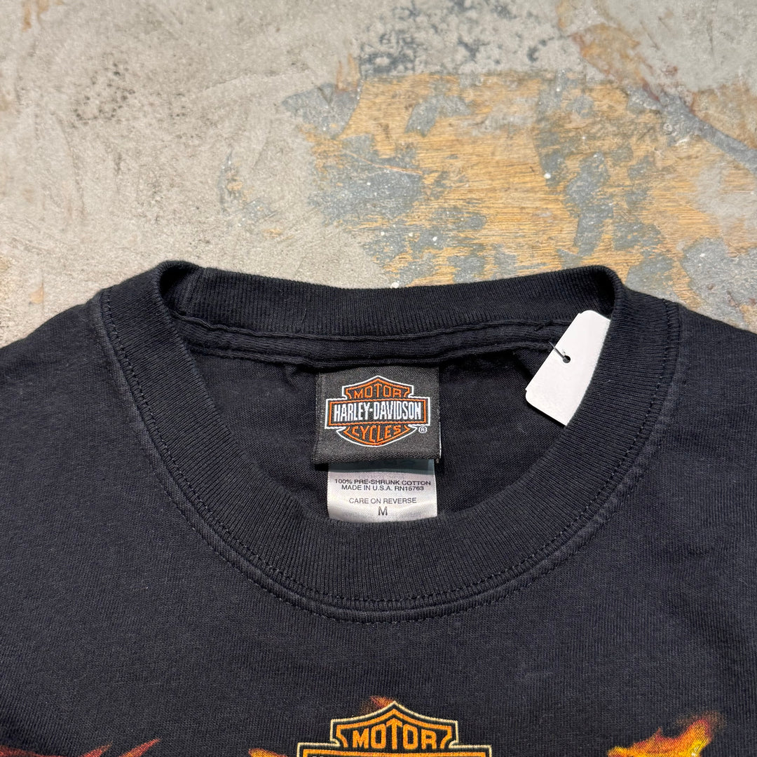 古着 USA製 Harley-Davidson/ハーレーダビッドソン/ プリントTシャツ/ サイズM