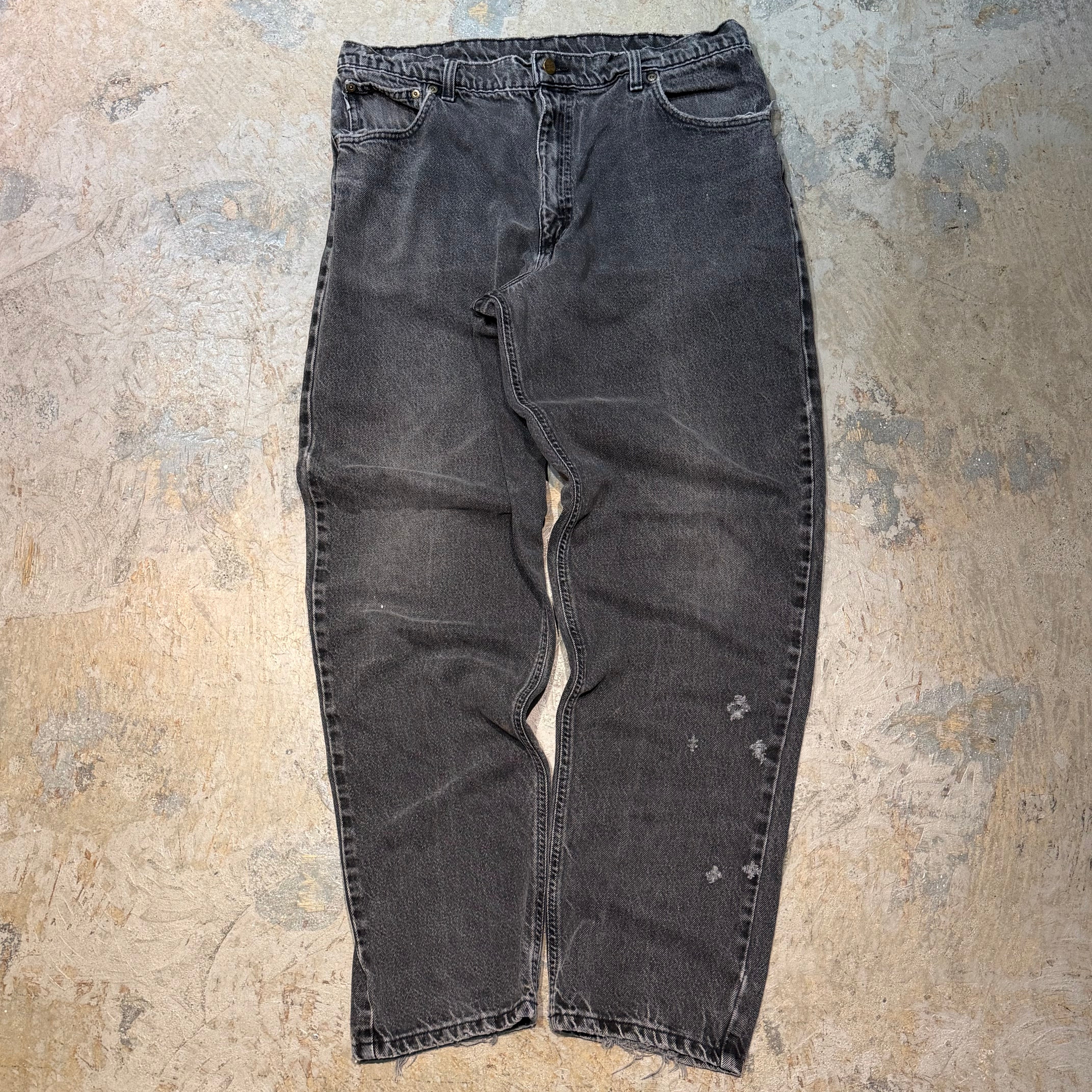 古着 USA製 Carhartt/ カーハート/ ブラックデニムパンツ/ 実寸サイズ