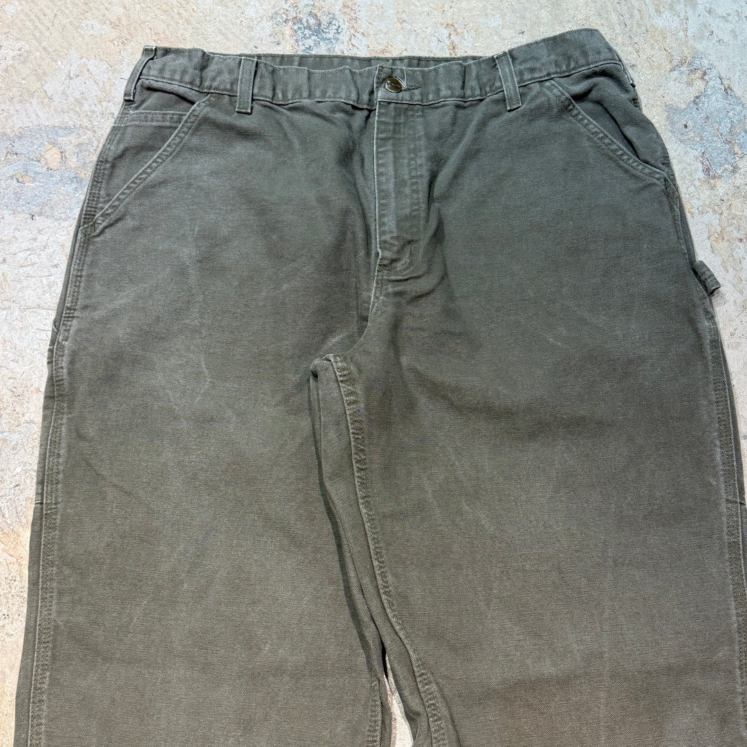 古着 Carhartt/カーハート/ダック地ペインターパンツ/実寸サイズ35×28