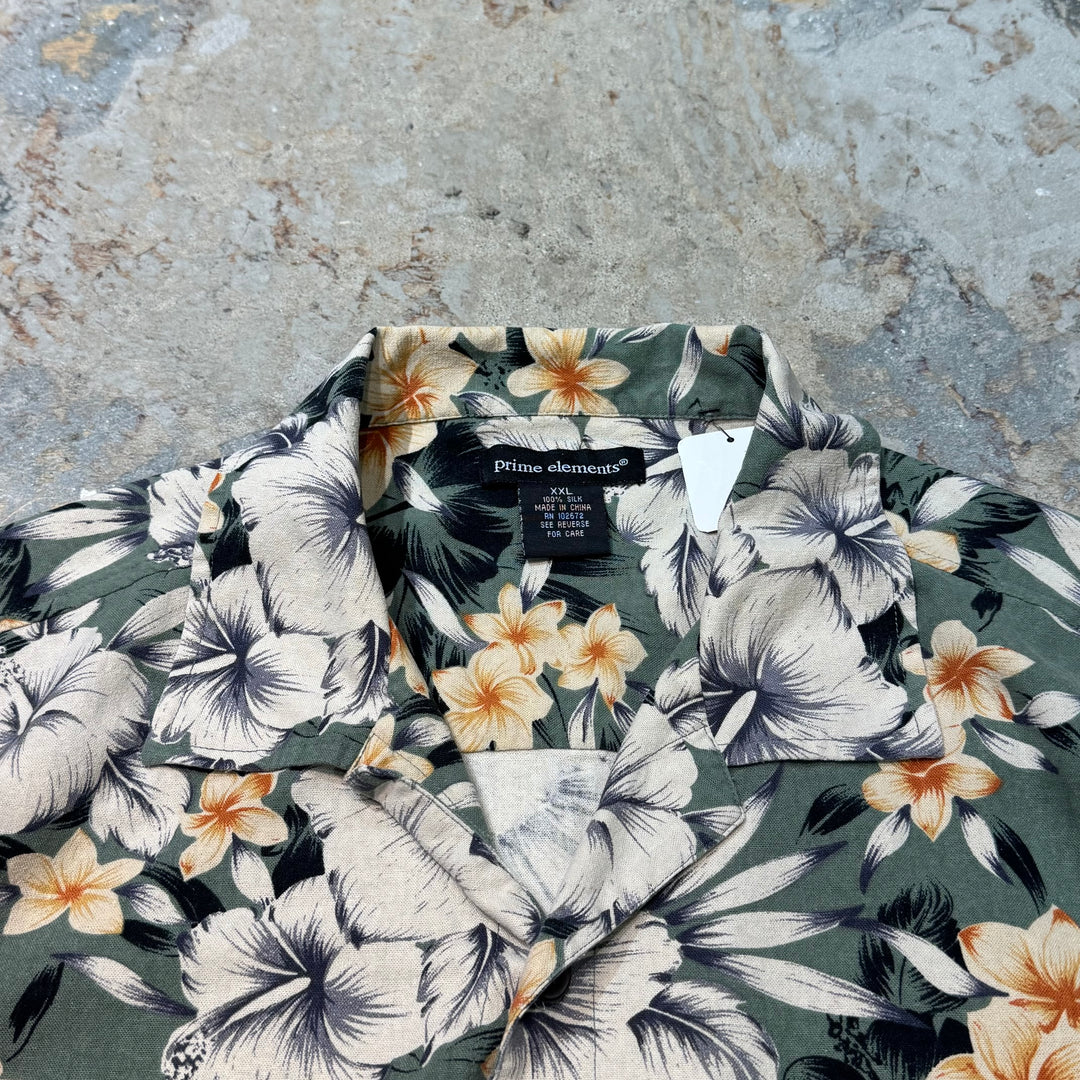 古着 USAVINTAGE/ 半袖シャツ/ アロハシャツ/ 開襟/ サイズXXL