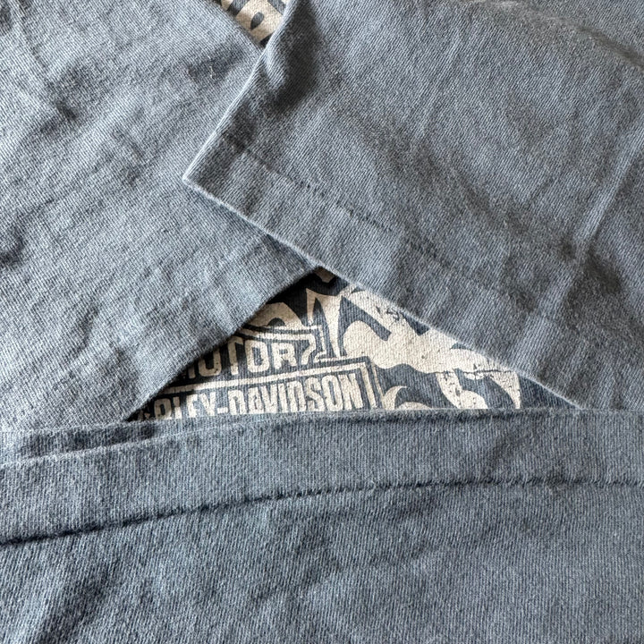 古着 USA製 Harley-Davidson ハーレーダビッドソン プリントTシャツ シングルステッチ サイズM