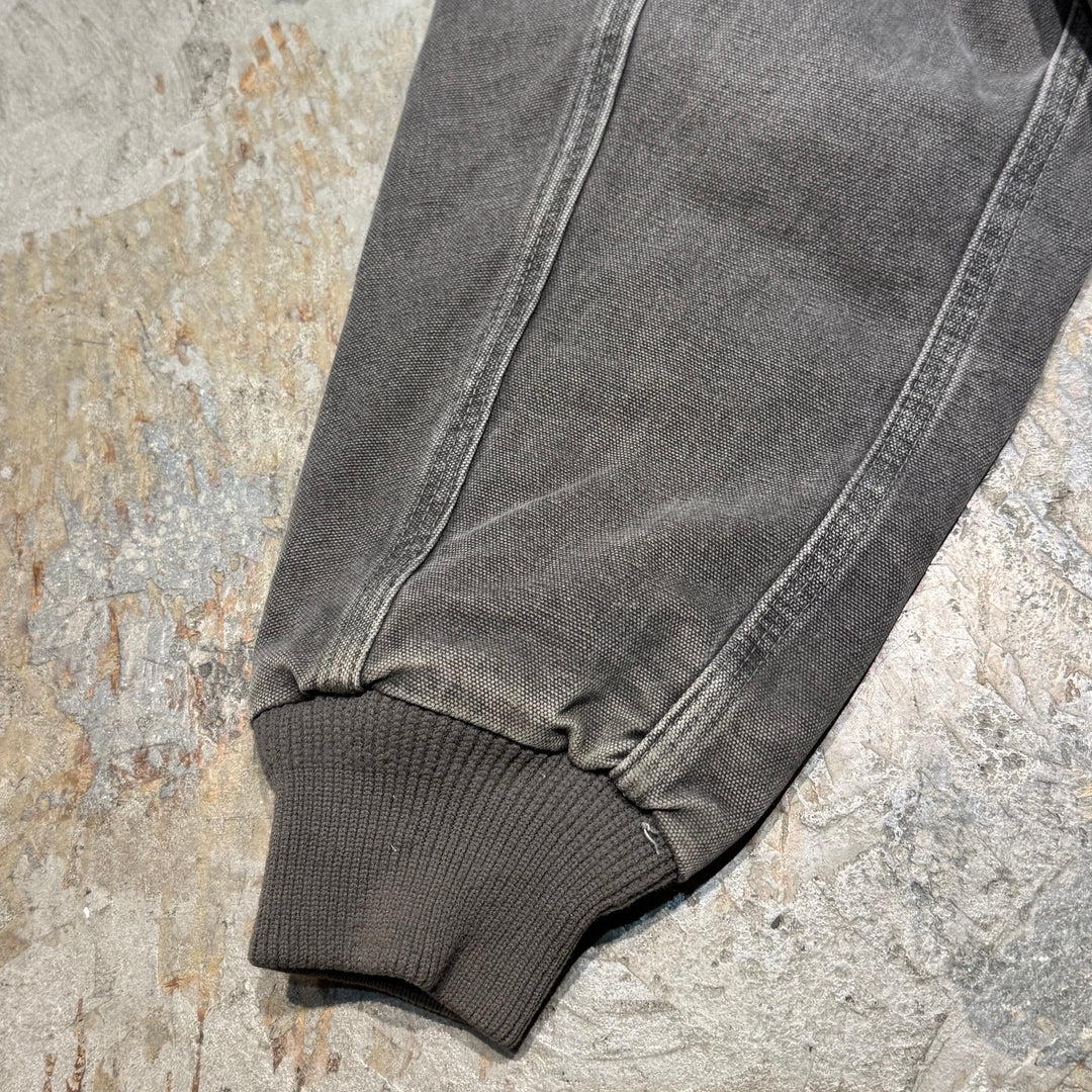 중고 의류 CARHARTT/ SANTA FE 재킷/ 오리 직물/ 퀼트 라이닝/ 코듀로이 칼라/ 크기 M에 해당합니다.