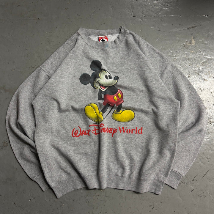 古着USA製 Disney/ディズニー/クルーネックスウェット/サイズXXL