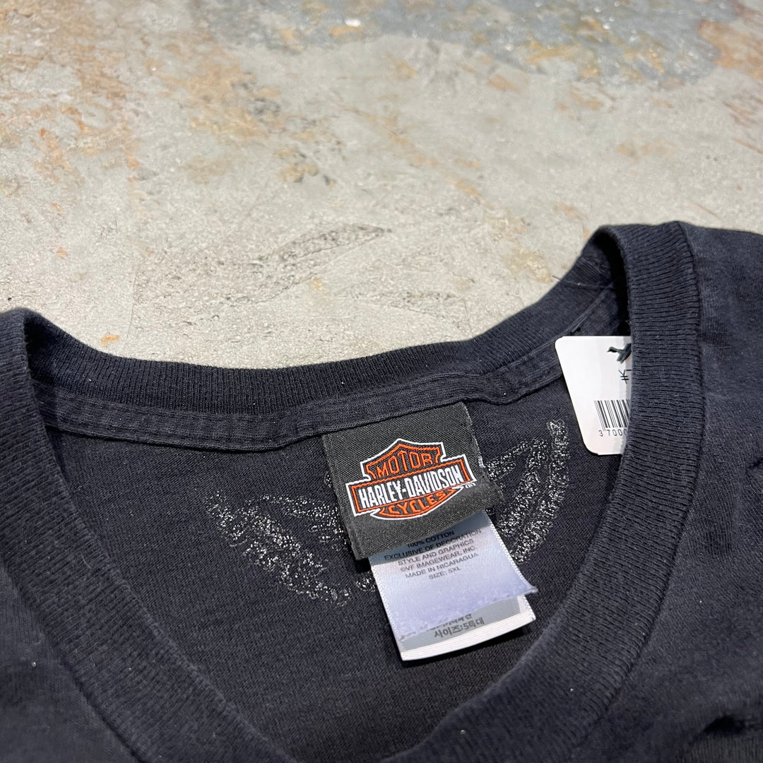 古着 Harley-Davidson  /ハーレー ダビッドソン / ニューメキシコ州 / バーネッツ ラスクルーズ / プリントTシャツ / サイズ5XL