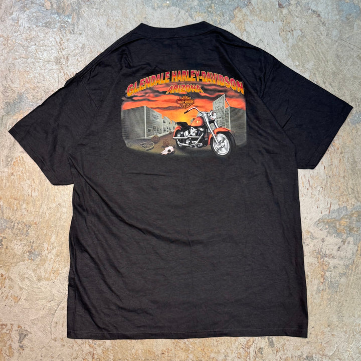 Used clothing Made in USA 00's Harley-Davidson/Harley-Davidson/Printed T-shirt/Size XL