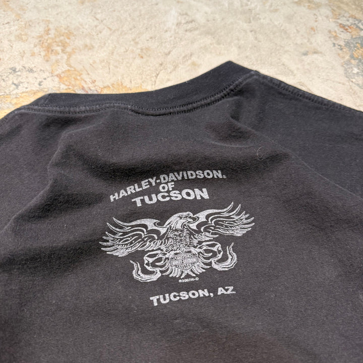 古着 USA製 Harley-Davidson/ハーレーダビッドソン/ プリントTシャツ/ サイズXL