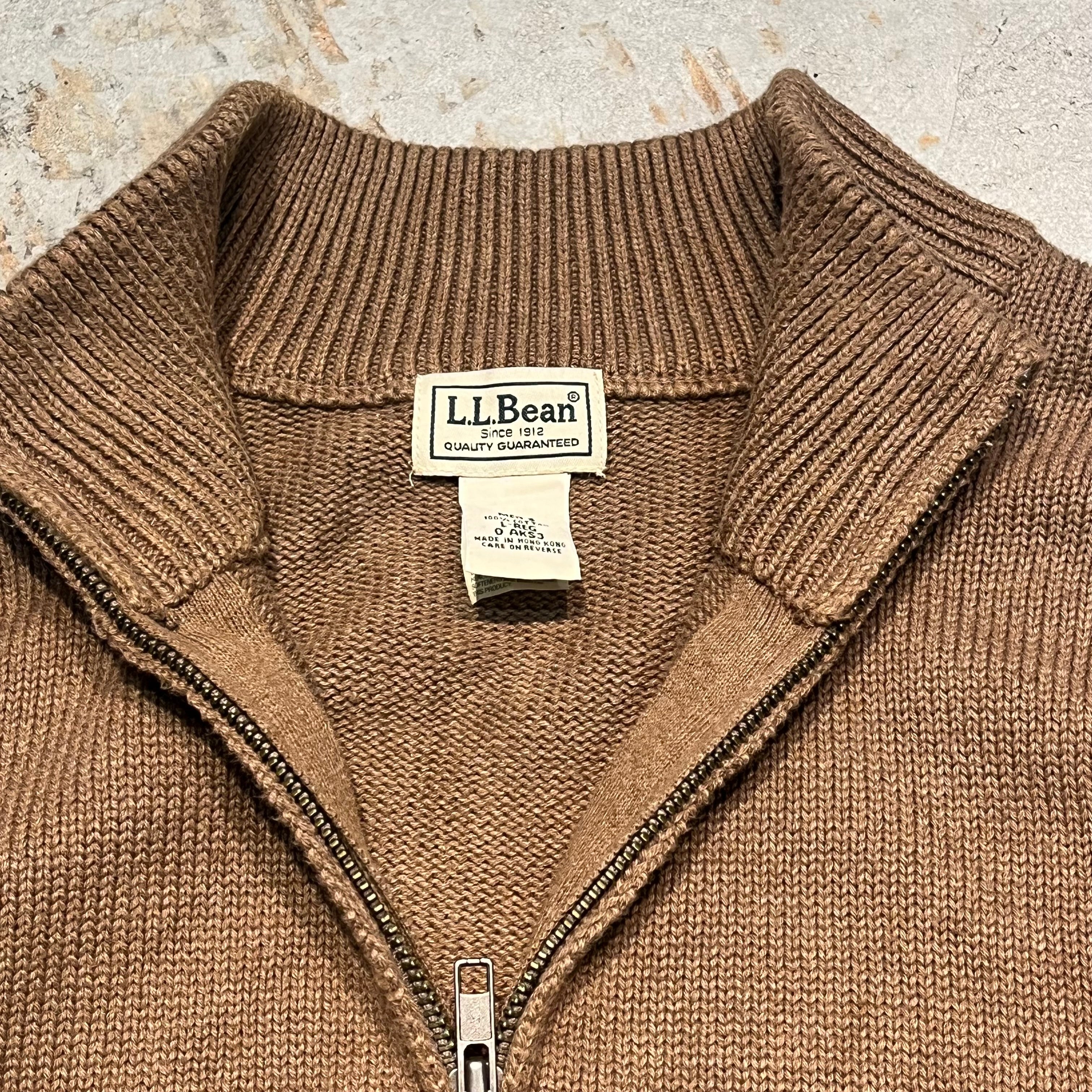 3388 L.L.Bean/エルエルビーン/Half zip knit/ハーフジップ