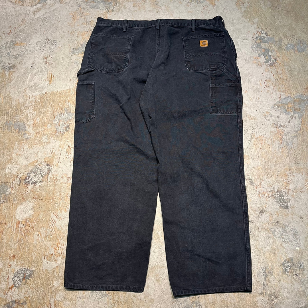 #4511 古着 Carhartt/カーハート/ Duck Painter Pants/ダック地 ペインターパンツ/B11 BLK/サイズ44×30