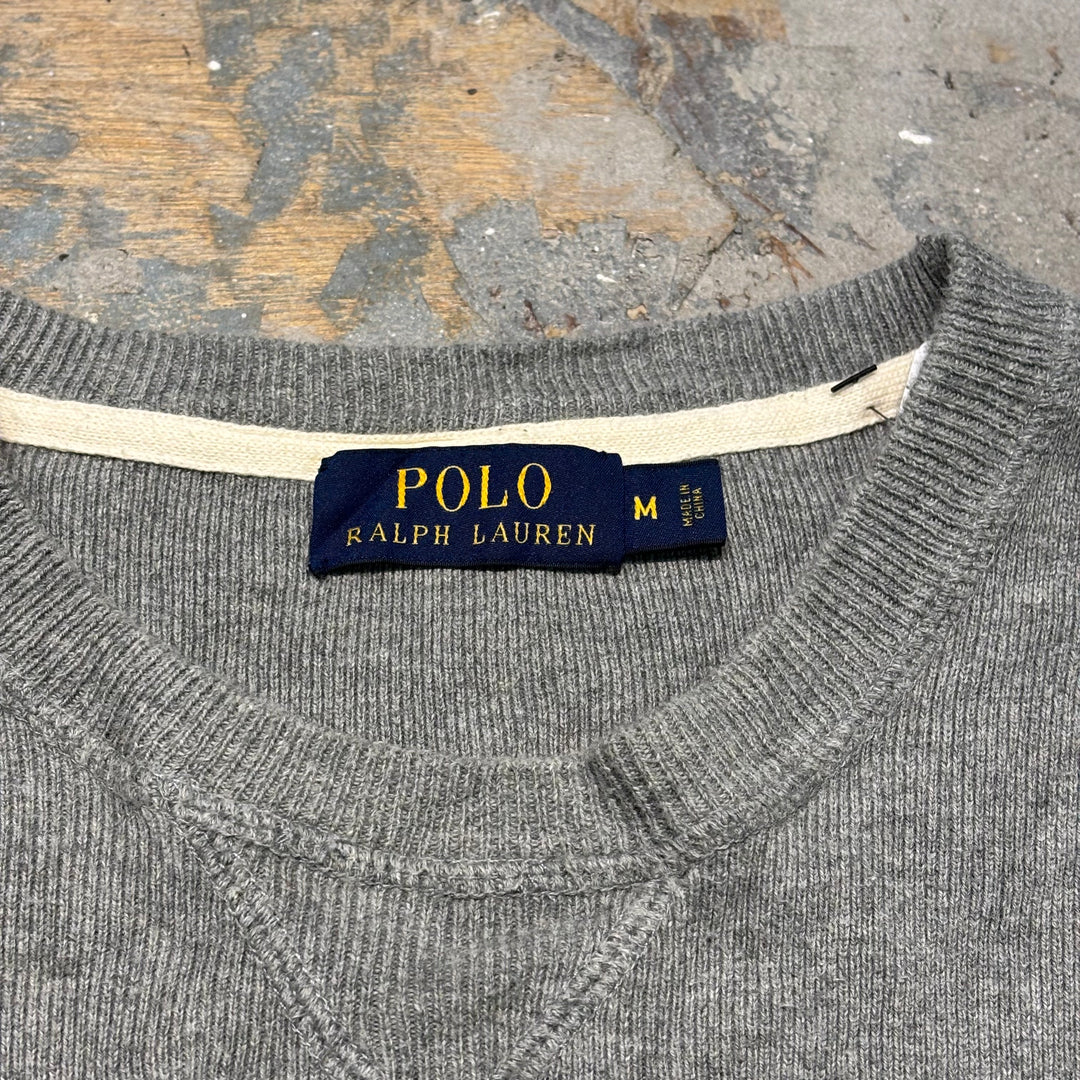 古着 POLO by Ralph Lauren/ポロラルフローレン/クルーネックニットセーター/サイズM