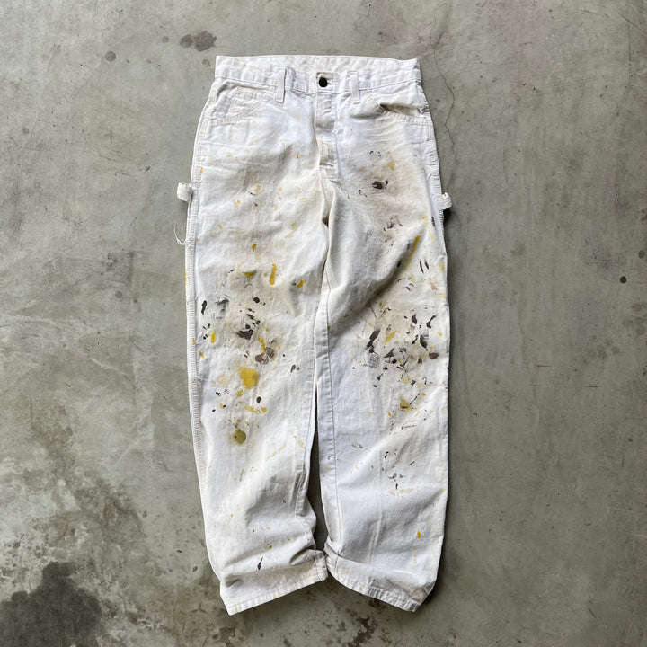 古着 Dickies×SHERWIN WILLIAMS/ディッキーズ× シャーウィン・ウィリアムズ/ ペインターパンツ / 企業ロゴ/ 実寸サイズ29×29