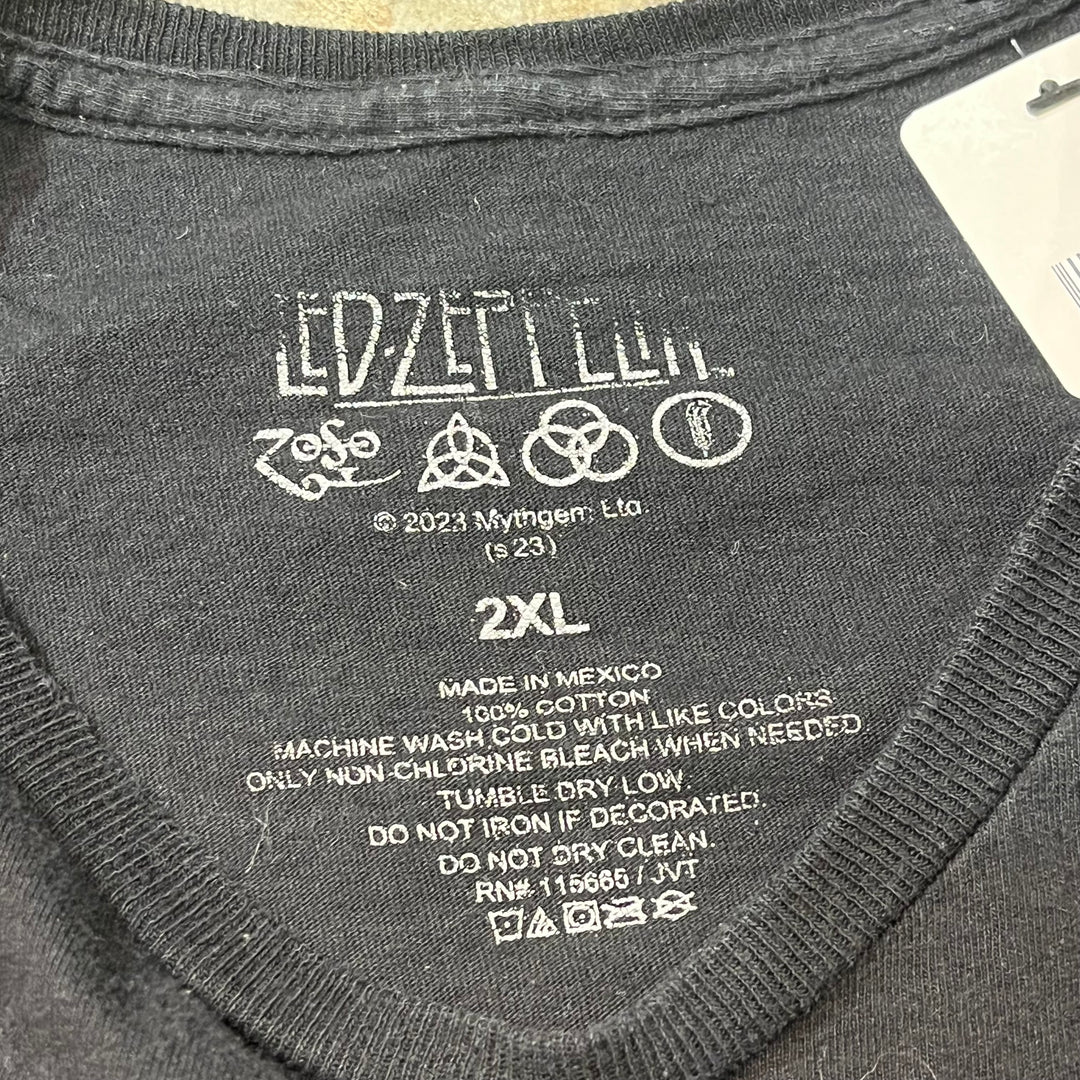 중고 의류 LED Zeppelin/ LED Zeppelin/ Artist T-Shirt/ Size 2XL