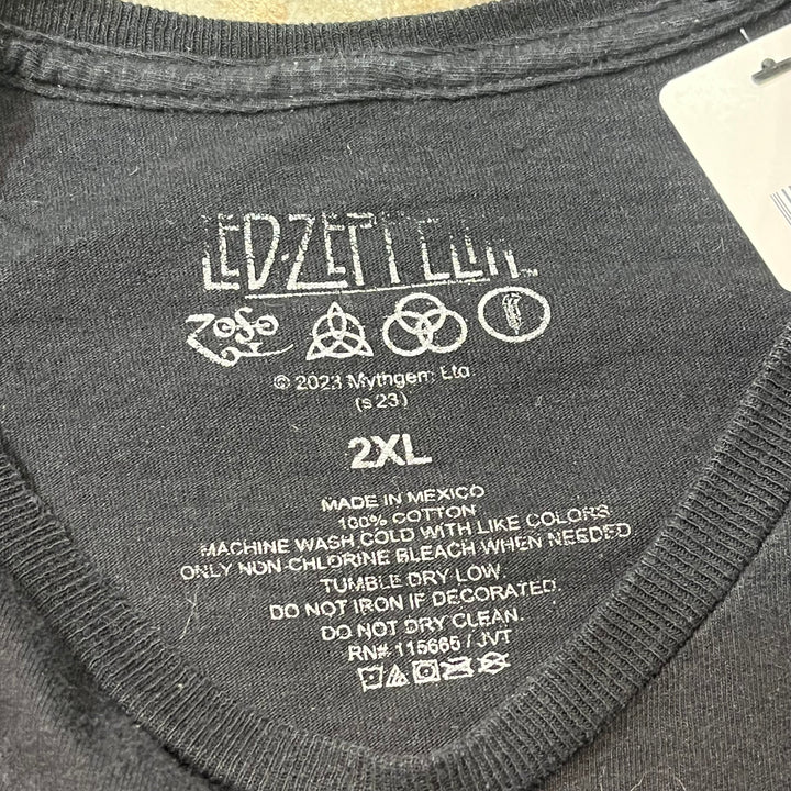 중고 의류 LED Zeppelin/ LED Zeppelin/ Artist T-Shirt/ Size 2XL
