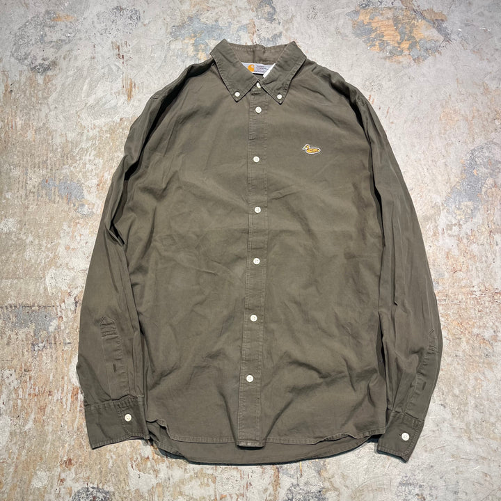 #4309 Carhartt/カーハート L/S Btton Down Shirts/ボタンダウンシャツ /サイズXL