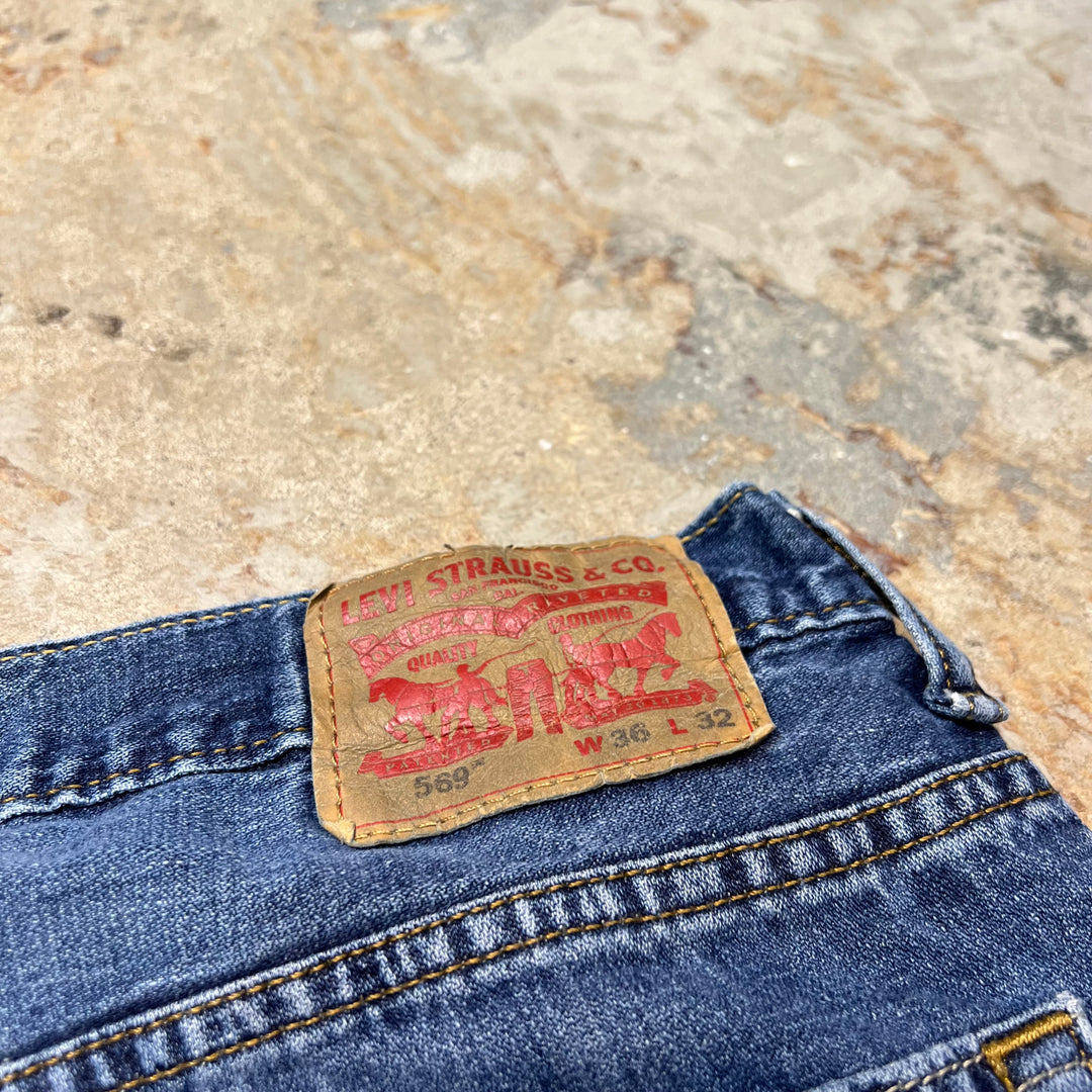 古着 Levi's/リーバイス/Denim Pants/デニムパンツ/569/実寸サイズ37×33