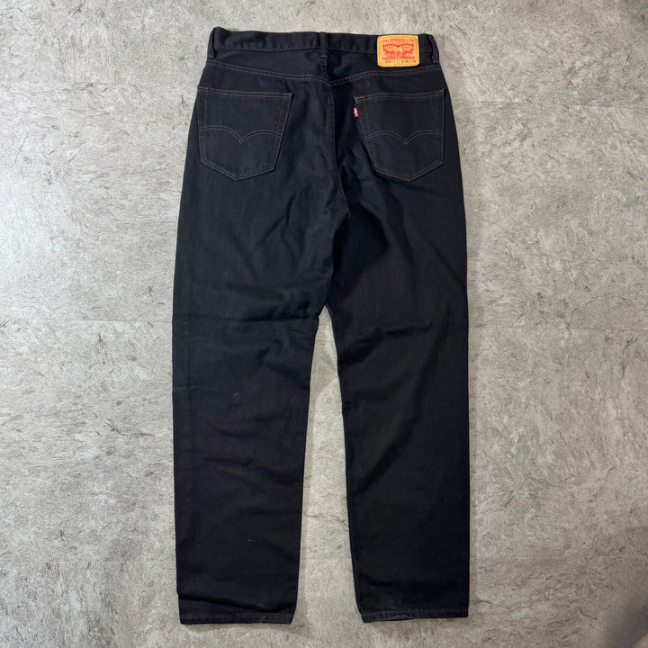 古着 Levi's/ リーバイス/ ブラックデニムパンツ/ 550/ 実寸サイズ36×33