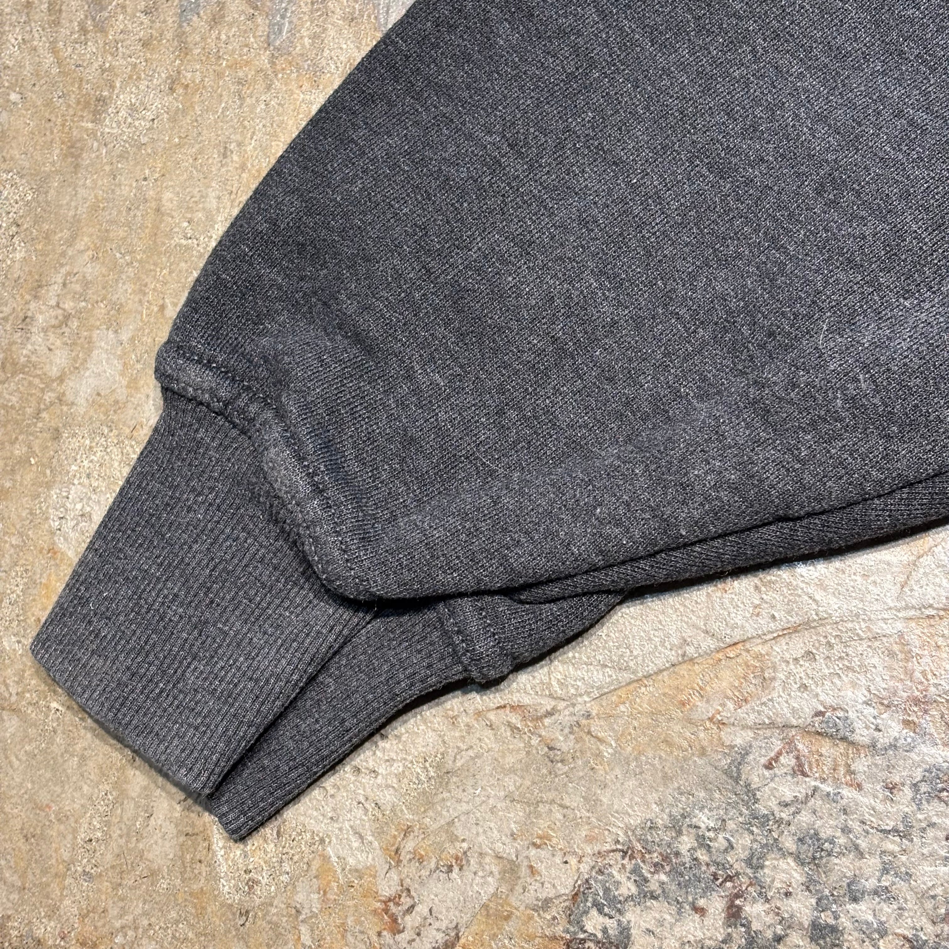 古着 90's PLUMA バイ ラッセル ブランク スウェット ブラック 黒 古着 90年代 ラッセル Russell PLUMA 無地 ブランクスウェット