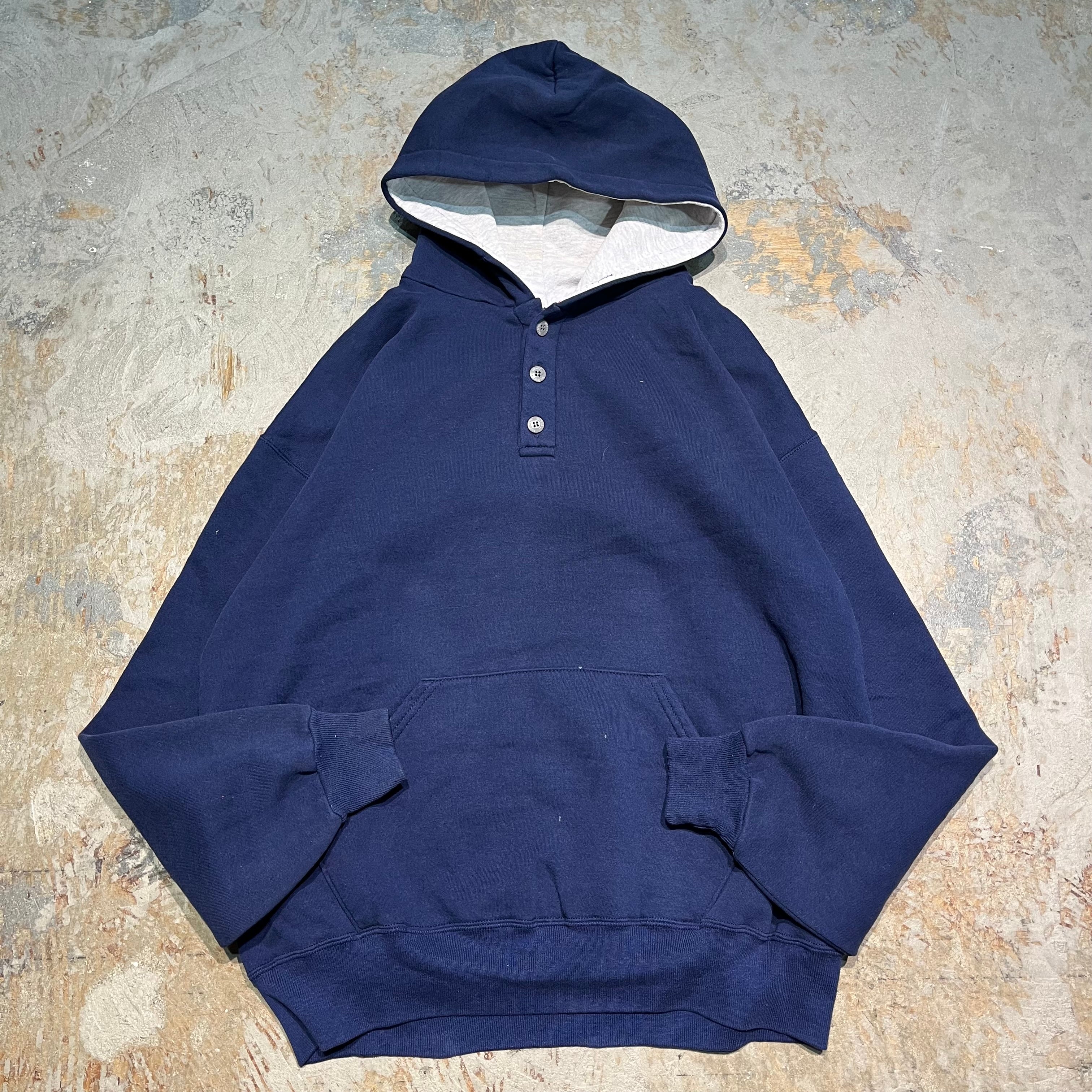 90's L.L.Bean × Russell Athletic Henry Neck Pullover Parka