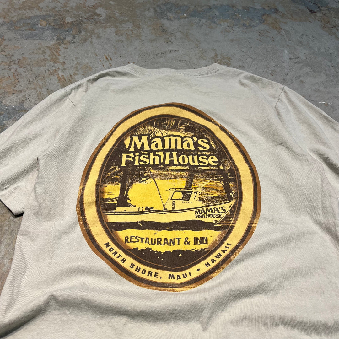 古着 Mama's fish house/ハワイ料理/企業系/マウイ島/プリントTシャツ / サイズS