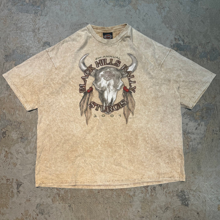 Used clothing Made in USA Harley-Davidson/Harley-Davidson/Printed T-shirt/Size 2XL