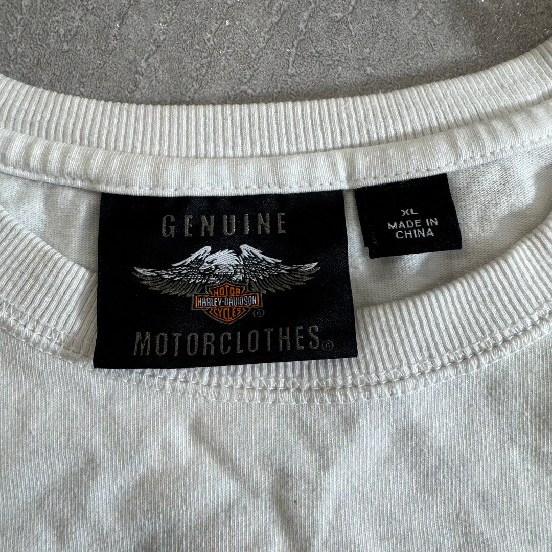 古着 Harley-Davidson ハーレーダビッドソン ロングスリーブプリントTシャツ サイズXL