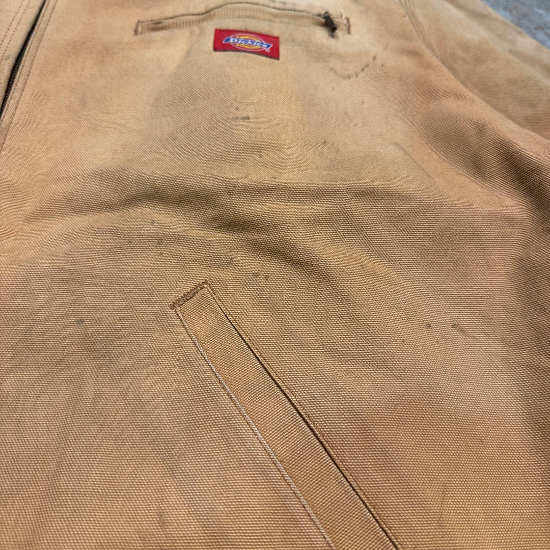 古着 Dickies/ ディッキーズ/ デトロイトジャケット/ 裏地ブランケット/ 襟コーデュロイ/サイズXL