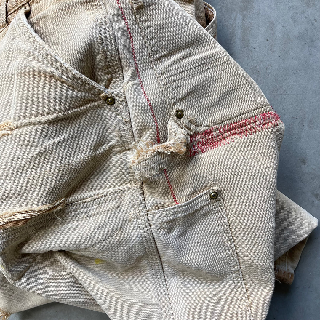 古着 USA製 Carhartt/カーハート/ダック地ペインターパンツ/ダブルニー/実寸サイズ33×31