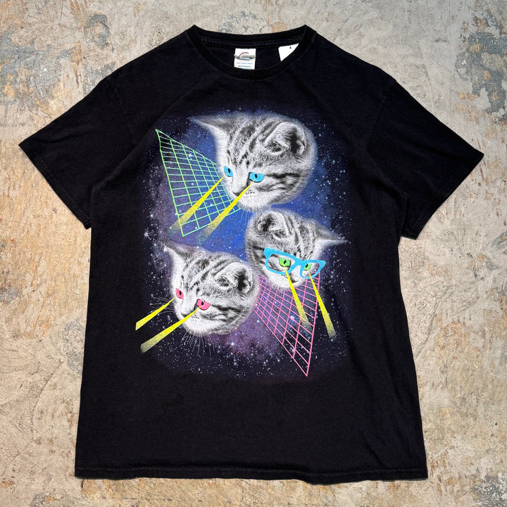 古着 USAVINTAGE/ 猫/ プリントTシャツ/ サイズM