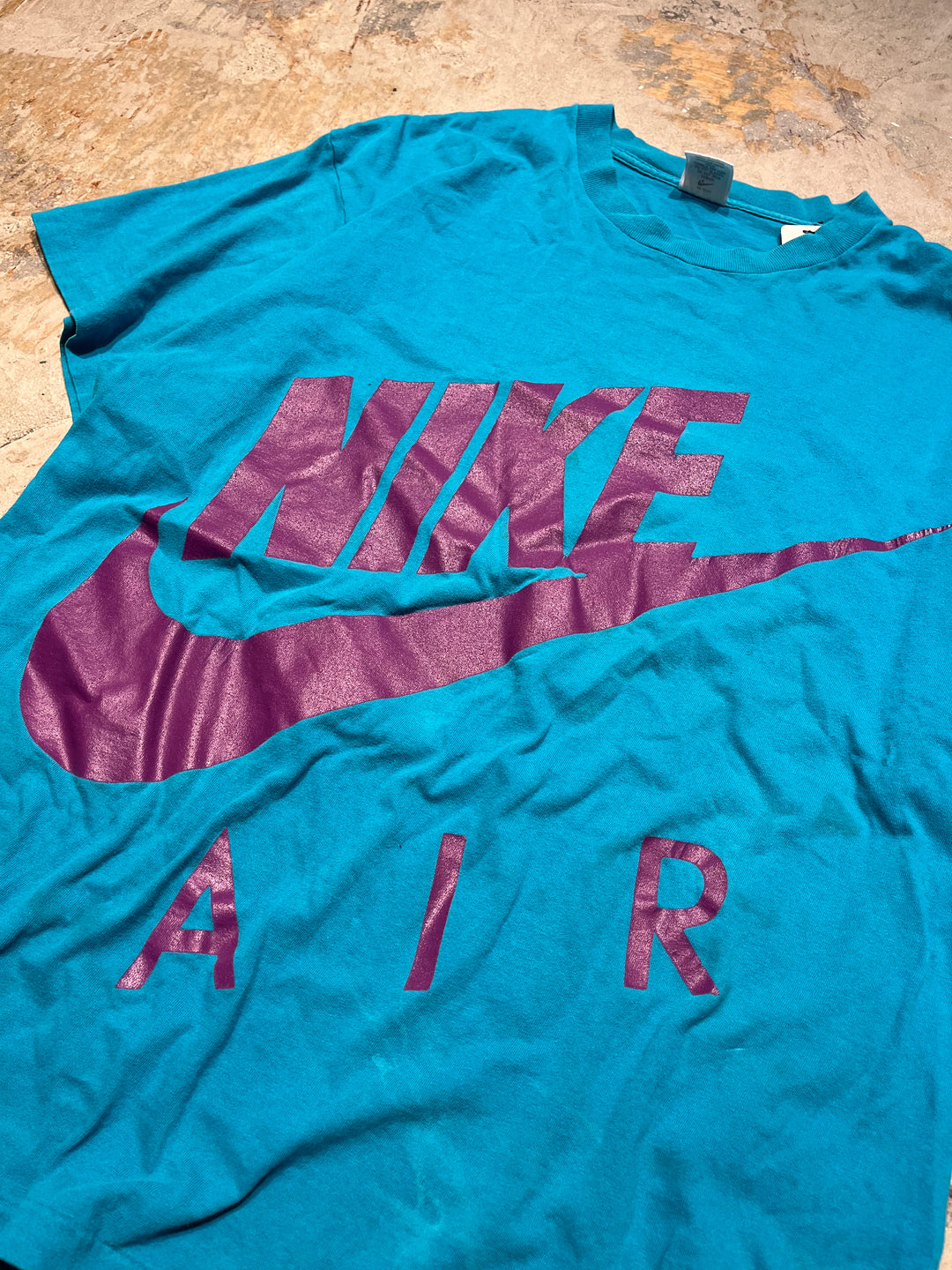 #MA127 古着 USA製 90's NIKE/ナイキ/銀タグ/ヴィンテージ シングルステッチ Tシャツ/サイズXL