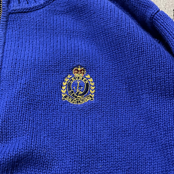 #3882 古着 POLO by Ralph Lauren/ポロバイラルフローレン/Cotton Knit Half Zip Sweaterコットンニットハーフジップセーター/ サイズS