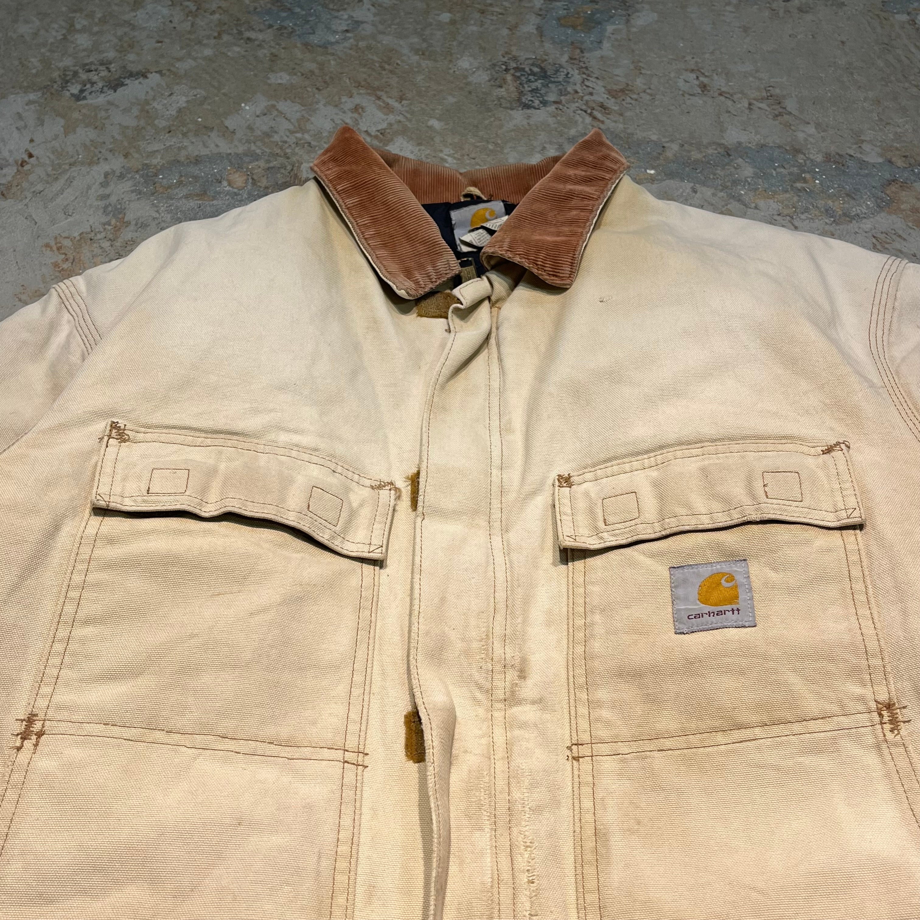 h*s様 【超美品】 カーハート carhartt traditional co USA製 カーハート トラディショナルコート ブラック 表記(M