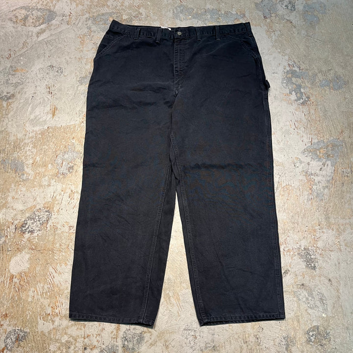 #4511 古着 Carhartt/カーハート/ Duck Painter Pants/ダック地 ペインターパンツ/B11 BLK/サイズ44×30