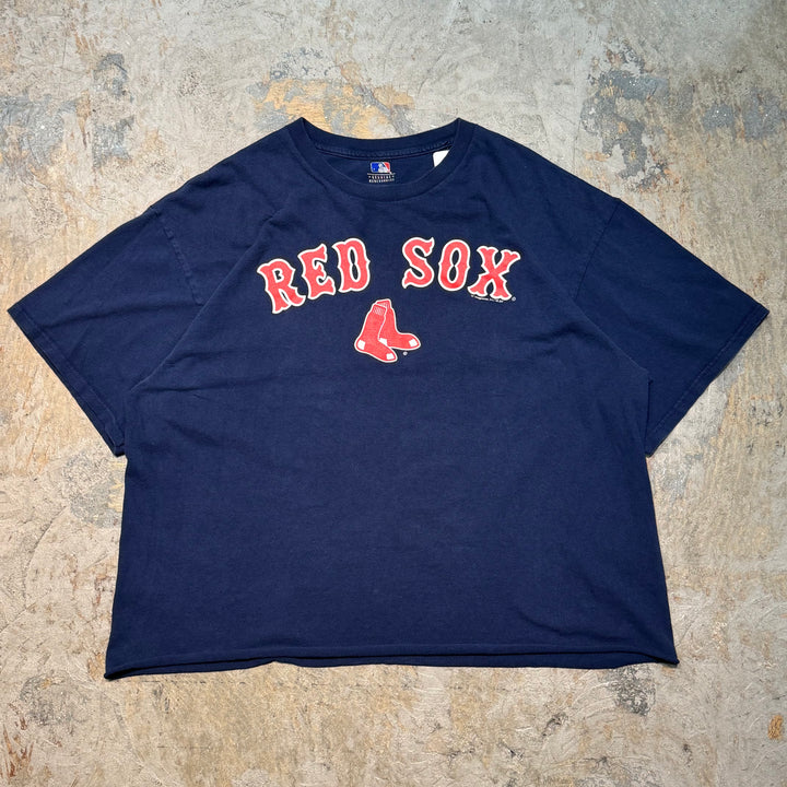 旧衣服MLB/REDSOX/红袜/印花T恤/重制/尺寸XL