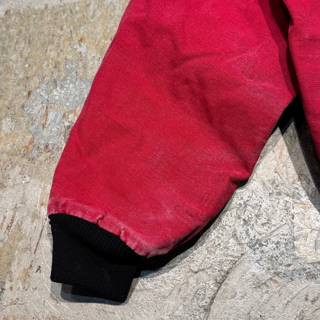 중고 의류 Carhartt/ Santa Fe 재킷/ 오리 직물/ 퀼트 라이닝/ 코듀로이 칼라/ 크기에 해당