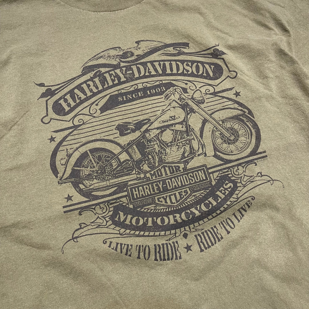 古着 Harley-Davidson/ハーレー ダビッドソン/プリントTシャツ/サイズXXL