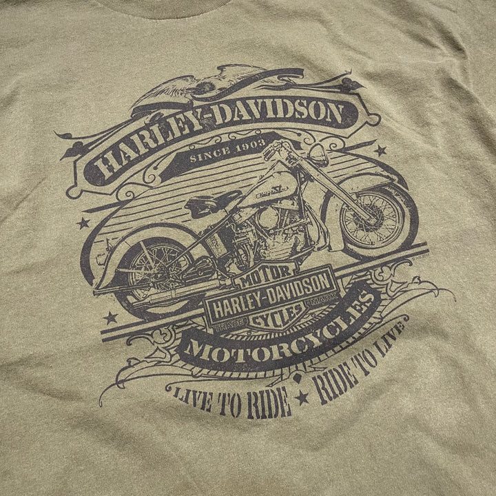 古着 Harley-Davidson/ハーレー ダビッドソン/プリントTシャツ/サイズXXL