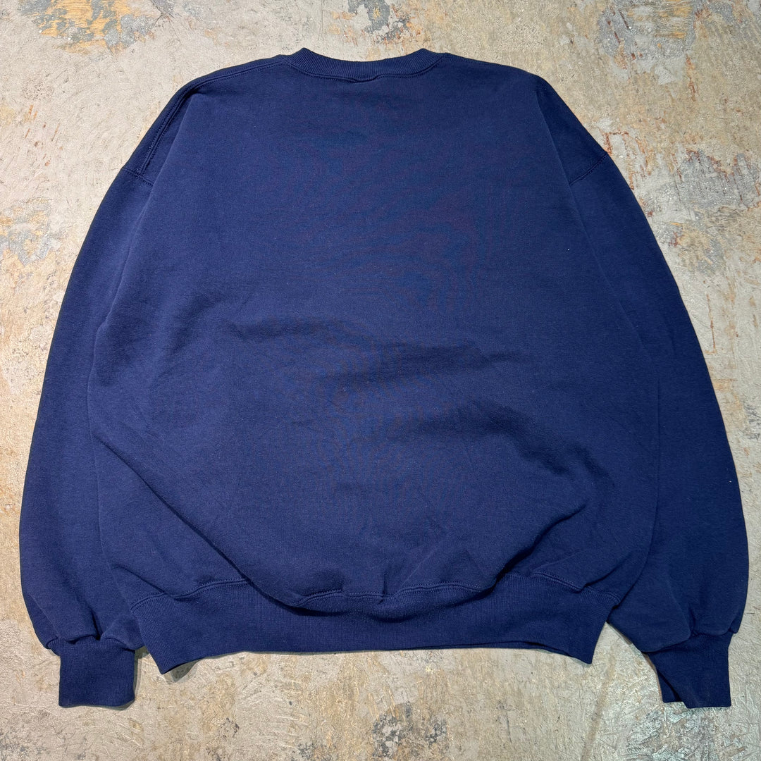 古着 USA製 90's~ RUSSELLATHLETIC/ ラッセル アスレチック/ クルーネックブランクスウェット/ 無地/ Vガゼット/ サイズXL