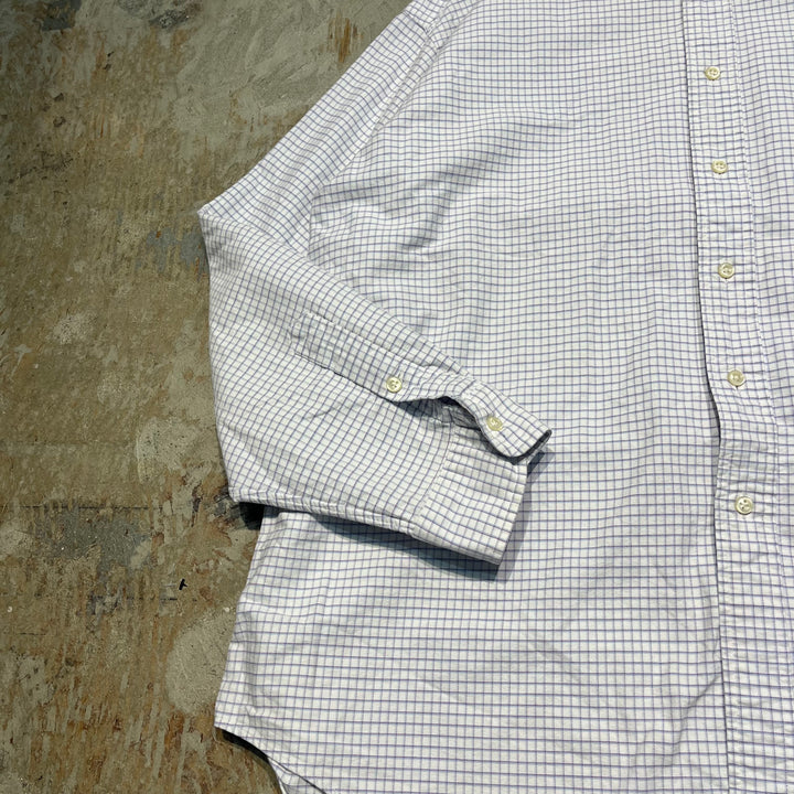 #4408 古着 Ralph Lauren/ラルフローレン/Long Sleeve Button Down Shirt/長袖ボタンダウンシャツ/BLAKE/ブレイク/チェック柄/サイズ XXL