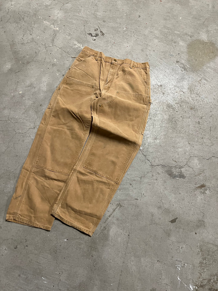 #MA07 古着 96's Carhartt/カーハート/ Duck Painter Pants/ダック地 ペインターパンツ/ワークパンツ/実寸サイズ35/31