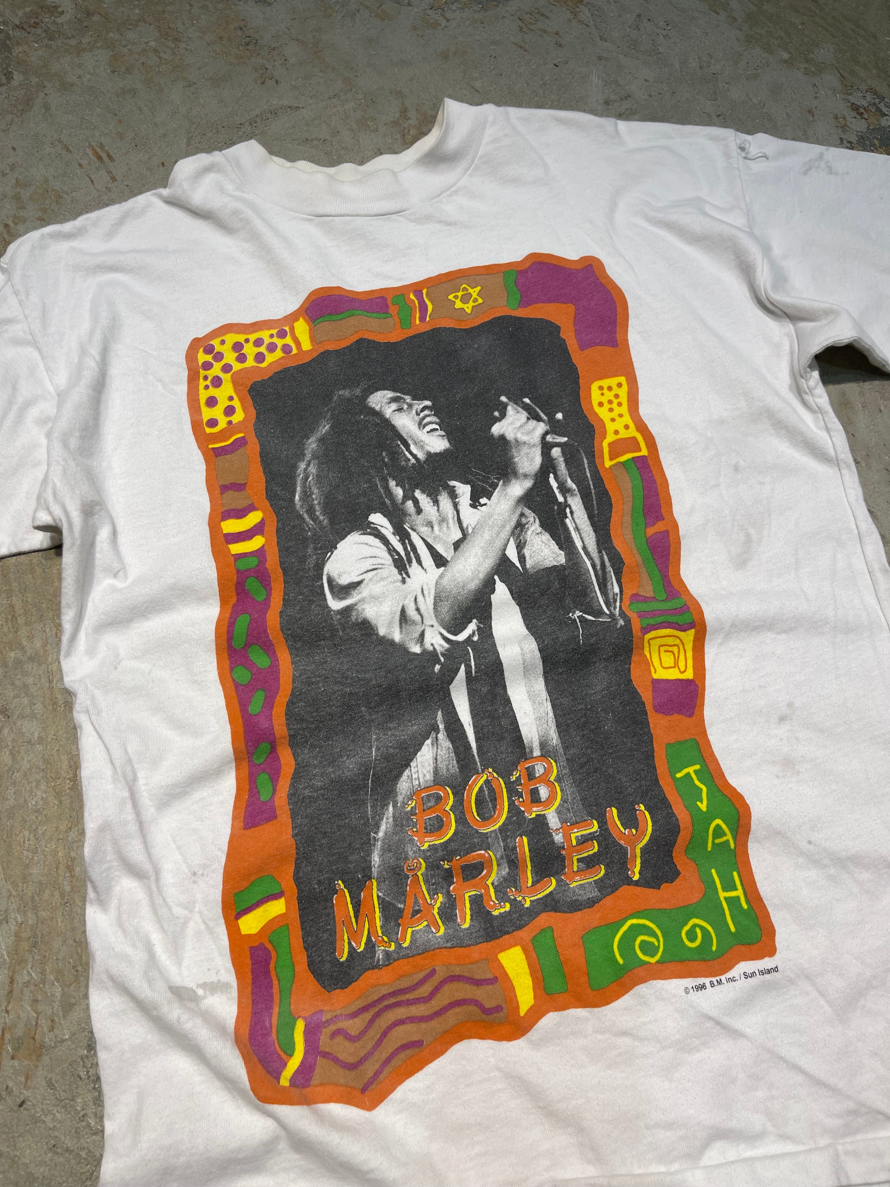 ビンテージ　Tシャツ　ボブマーリー？ MUSIC TEE - 00s Y2K BOB MARLEY ボブマーリー ヴィンテージTシャツ