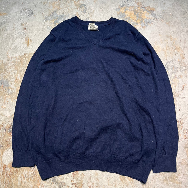 #3396 L.L.Bean/エルエルビーン/Vneck cotton knit/Vネックコットンニット/サイズXL